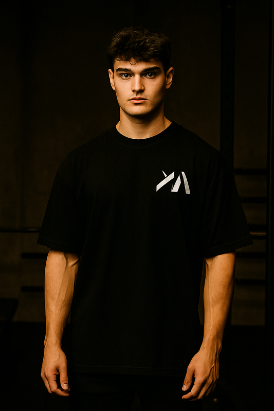 ZARVA Oversized Gym Tee – Immortal Edition